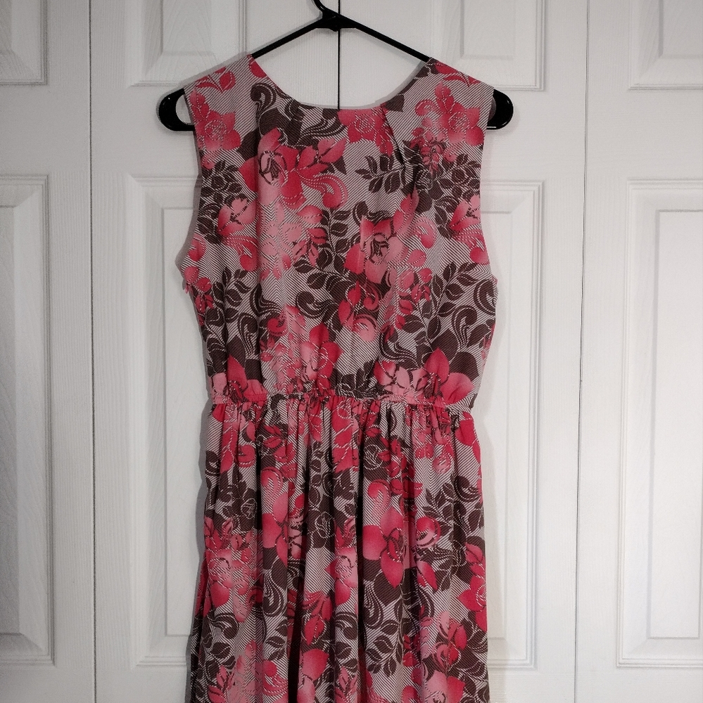 Floral Tenki Mini Dress, size 14